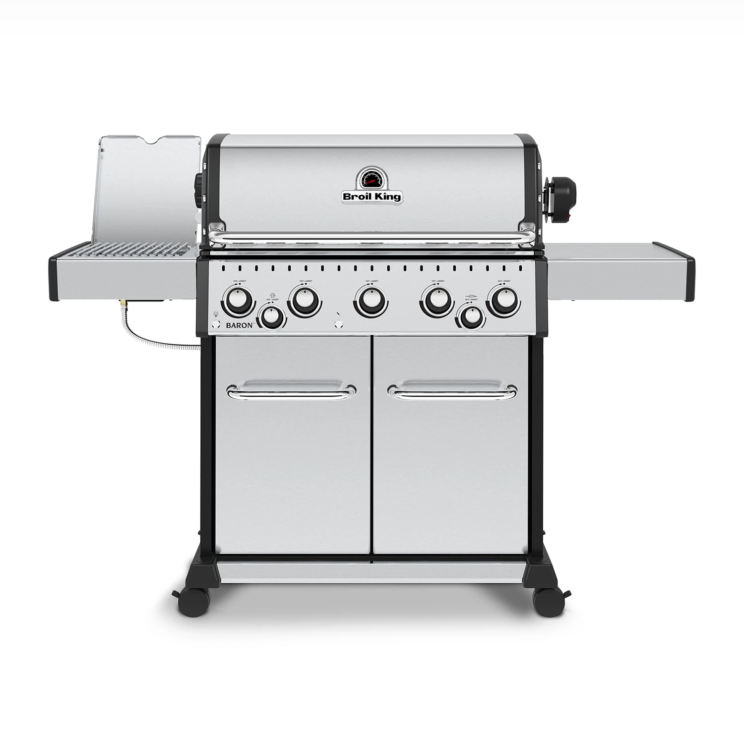 Broil King Baron S590 IR Gasgrill Inkl. Drehspieß + Infrarot-Seitenbrenner - Modell 2023 1 Broil King Baron S590 IR Gasgrill Inkl. Drehspieß + Infrarot-Seitenbrenner - Modell 2023