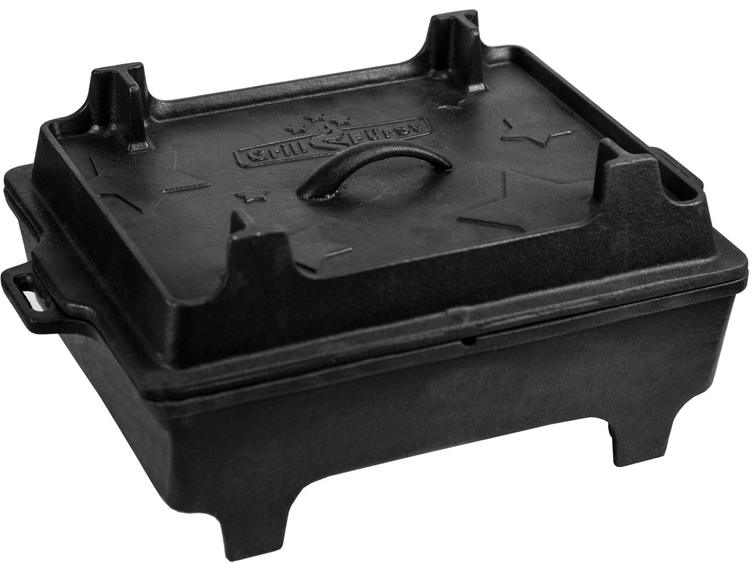 Grillfürst Dutch Oven Set BBQ Kastenform BK6 Aus Gusseisen - X-DEAL Inkl. Tragetasche / Aufbewahrungstasche, Gusseisen Pflege Und Deckelheber 1 Grillfürst Dutch Oven Set BBQ Kastenform BK6 Aus Gusseisen - X-DEAL Inkl. Tragetasche / Aufbewahrungstasche, Gusseisen Pflege Und Deckelheber