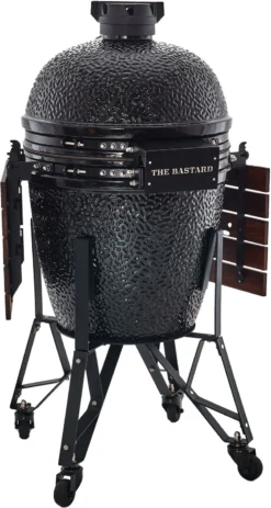 The Bastard Keramikgrill Classic Large - Complete - Schwarz Glänzend - Modell 2023 -Broil King Geschaft Bastard Grill Large Complete Rueckseite BC201