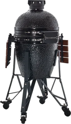 The Bastard Keramikgrill Classic Medium - Complete - Schwarz Glänzend - Modell 2023 19 The Bastard Keramikgrill Classic Medium - Complete - Schwarz Glänzend - Modell 2023 -Broil King Geschaft Bastard Grill Medium Complete Rueckseite BC203