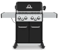 Broil King Baron 490 Black Gasgrill Inkl. Drehspieß - Modell 2023 - SMART Deal Inkl. Grillfürst Grill Control