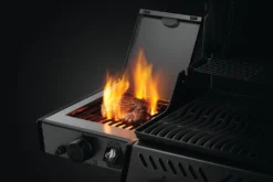 Napoleon Freestyle 425 Gasgrill, Graphit - Mit Sizzle Zone - X-DEAL Inkl. Grillplatte Und Plancha Tool-Set -Broil King Geschaft Freestyle F365 F425 Detail IR SideBurner Steak