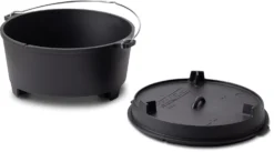 Grillfürst Dutch Oven BBQ Edition DO28 - XXL Dutch Oven -Broil King Geschaft Grillfuerst Dutch Oven DO28 Deckel Fuesse