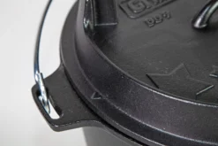 Grillfürst XXL Dutch Oven Set: Starterpaket Gusseisen - X-DEAL Mit Dutch Oven DO9+DO4, Kastenform BK4, Gusseisenpfanne Ø 30 Cm - Inkl. Großem Zubehörpaket -Broil King Geschaft Grillfuerst Dutch Oven Gusseisen Topf DO9