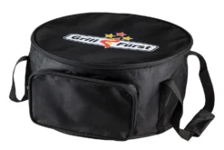 Grillfürst Dutch Oven Set BBQ Edition DO20 - X-DEAL Inkl. Tragetasche / Aufbewahrungstasche, Gusseisen Pflege, Ringreiniger, Deckelheber Und Bambus-Kochlöffel -Broil King Geschaft Grillfuerst Dutch Oven Tragetasche DO20 19 197