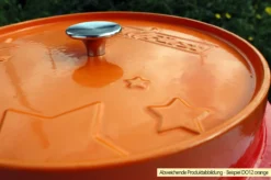 Grillfürst Emaillierter Dutch Oven Ohne Füsse DO7,5 - Orange 10 Grillfürst Emaillierter Dutch Oven Ohne Füsse DO7,5 - Orange -Broil King Geschaft Grillfuerst Dutch Oven farbig DO12 orange Deckel 1