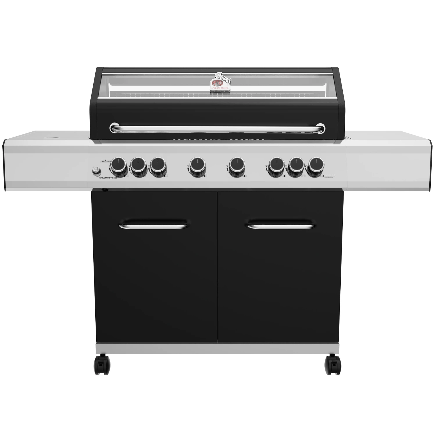 Grillfürst G620E 6-Brenner Gasgrill - 1. FC Köln Edition - Edelstahlroste 1 Grillfürst G620E 6-Brenner Gasgrill - 1. FC Köln Edition - Edelstahlroste