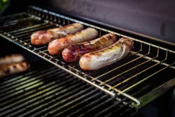 Grillfürst G521E 5-Brenner Edelstahl-Gasgrill - Eintracht Frankfurt Edition - Edelstahlroste -Broil King Geschaft Grillfuerst Gasgrill Bratwurst Warmhalterost 4