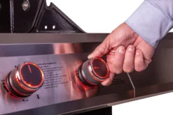 Grillfürst G310G 3-Brenner Gasgrill Mit Hochtemperaturbrenner Und Gusseisen Rosten -Broil King Geschaft Grillfuerst Gasgrill G310G Beleuchtete Drehregler