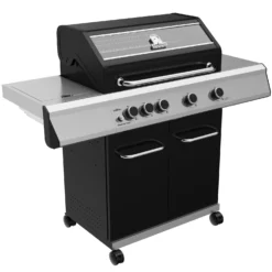 Broil King Geschaft -Broil King Geschaft Grillfuerst Gasgrill G410G seitlich