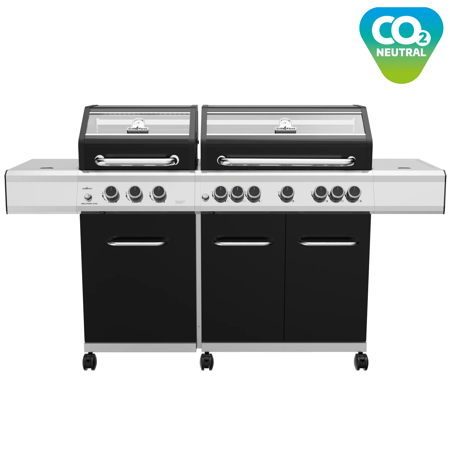 Grillfürst G750G 7-Brenner Doppelkammer - Gasgrill Mit Hochtemperaturbrenner, Seitenkocher, Heckbrenner Und Gusseisen Rosten 1 Grillfürst G750G 7-Brenner Doppelkammer - Gasgrill Mit Hochtemperaturbrenner, Seitenkocher, Heckbrenner Und Gusseisen Rosten