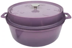 Broil King Geschaft -Broil King Geschaft Grillfuerst Gusseisentopf emailliert DO12 lila