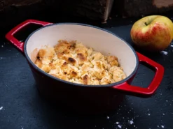 Grillfürst Dutch Oven Sternentöpfchen / Gusseisen Bräter - Emailliert - S - Rot -Broil King Geschaft Grillfuerst Sternentoepfchen S rot Apfelkuchen