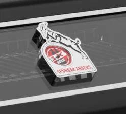 Grillfürst G750E 7-Brenner Doppelkammer - Gasgrill - 1. FC Köln Edition - Edelstahlroste -Broil King Geschaft Koeln Gasgrill Deckelthermometer Logo Verein 1