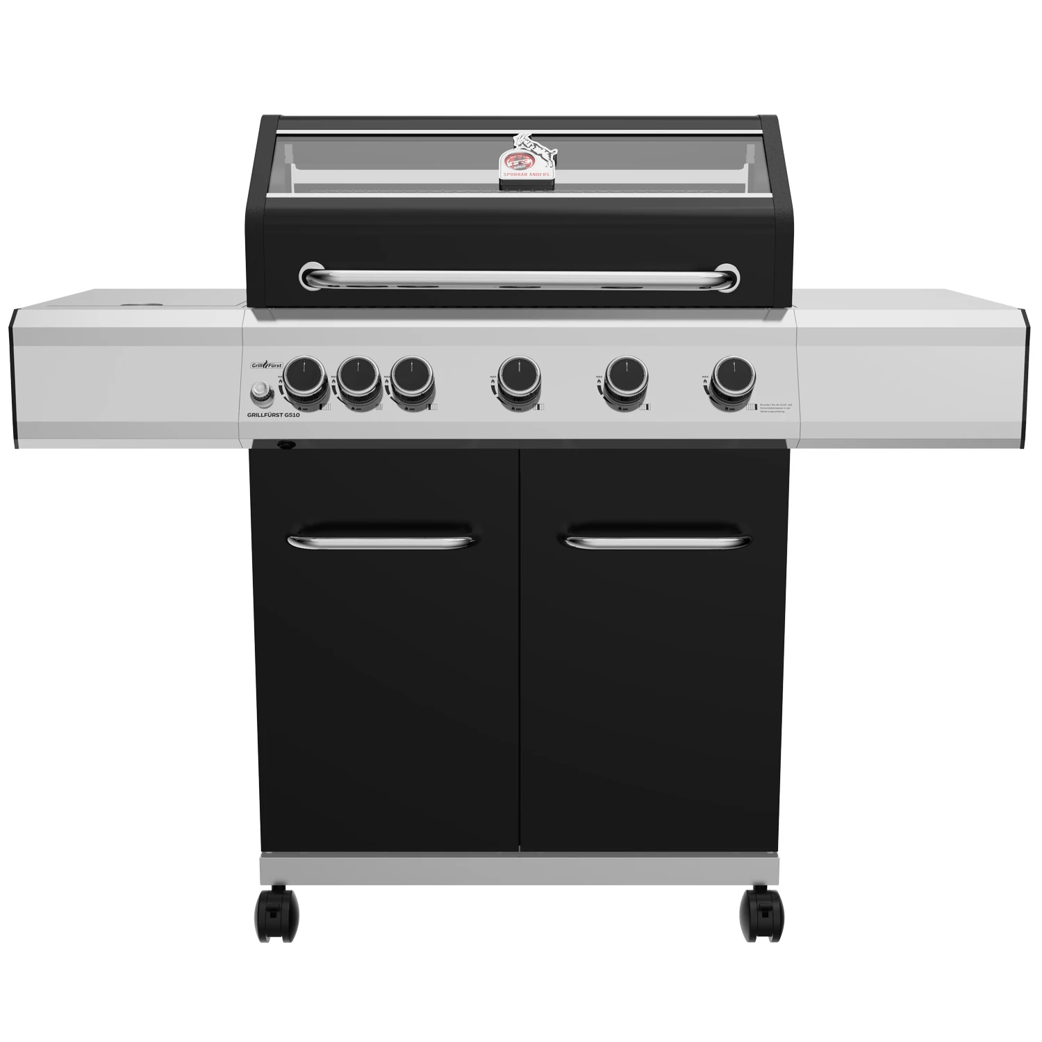 Grillfürst G510G 5-Brenner Gasgrill - 1. FC Köln Edition - Gusseisenroste 1 Grillfürst G510G 5-Brenner Gasgrill - 1. FC Köln Edition - Gusseisenroste