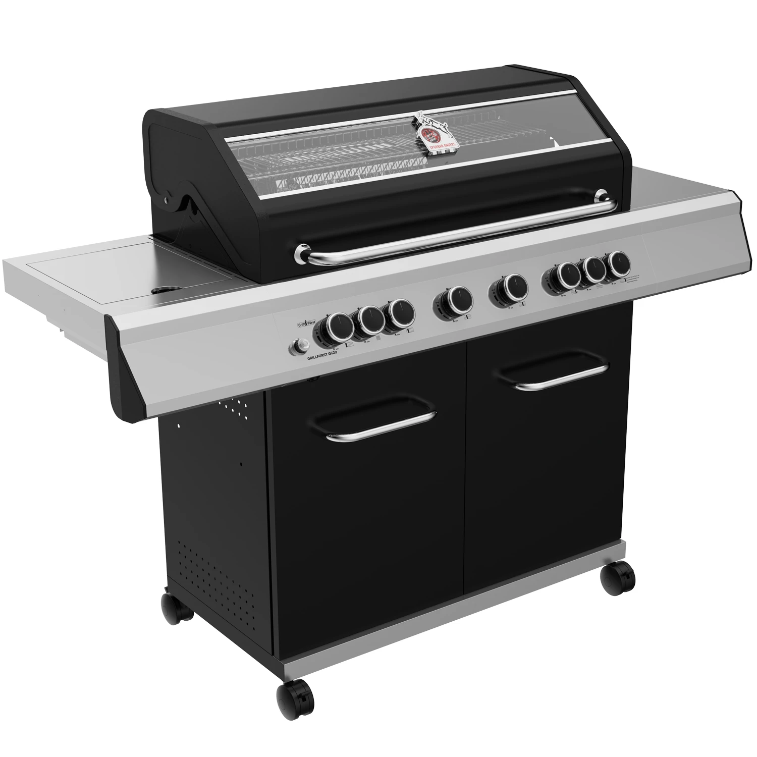 Grillfürst G620G 6-Brenner Gasgrill - 1. FC Köln Edition - Gusseisenroste 2 Grillfürst G620G 6-Brenner Gasgrill - 1. FC Köln Edition - Gusseisenroste – Bild 2