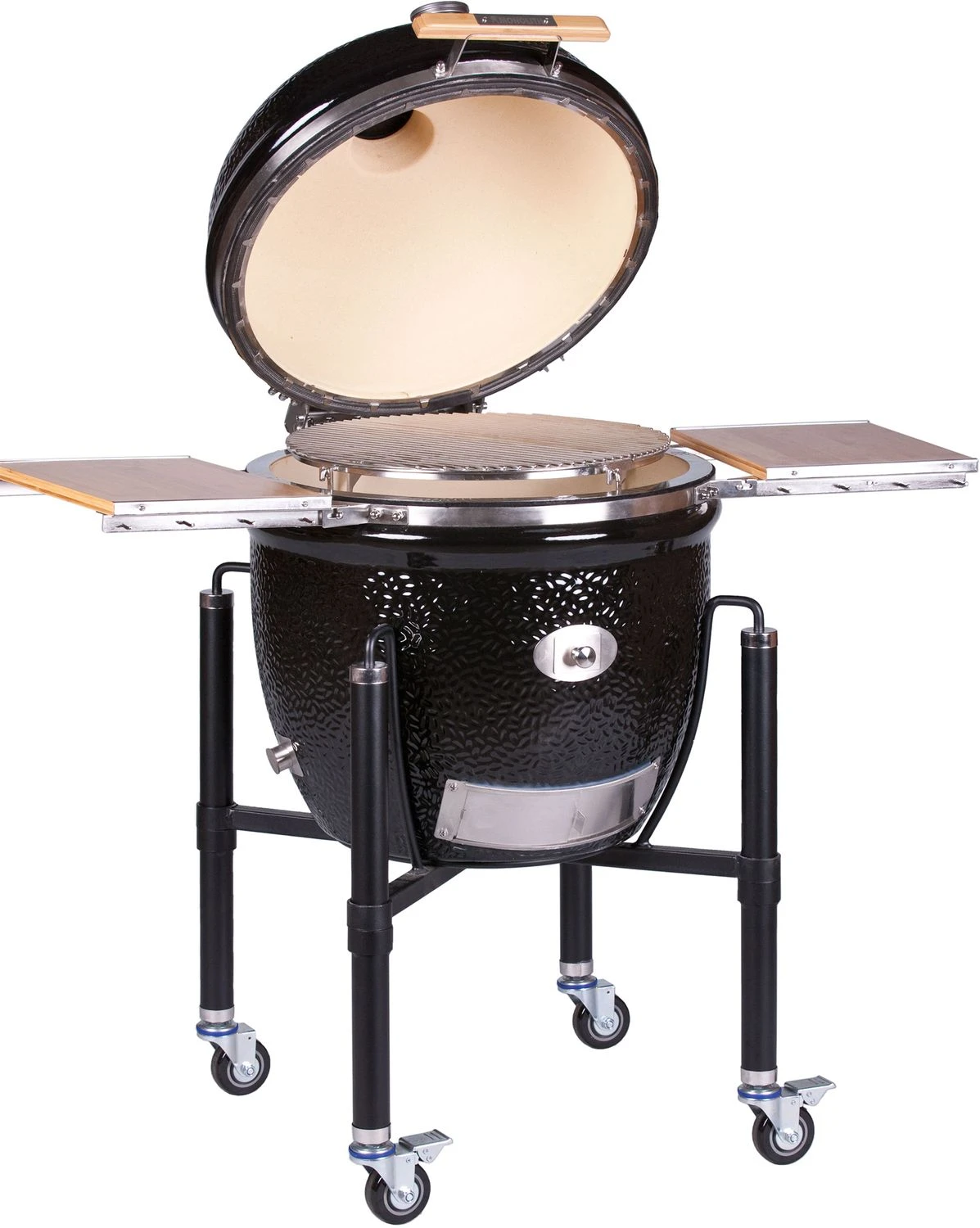 Monolith Grill LeCHEF PRO-Serie 2.0 Schwarz - MIT Gestell Und Seitentischen 3 Monolith Grill LeCHEF PRO-Serie 2.0 Schwarz - MIT Gestell Und Seitentischen – Bild 3