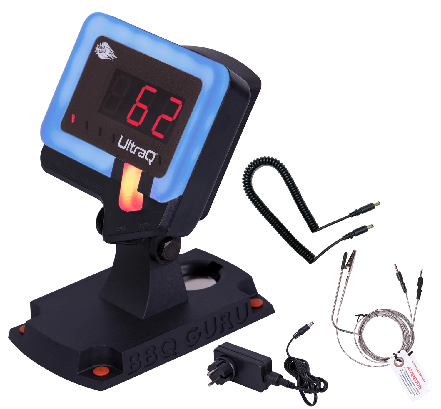 Monolith Grill LeCHEF BBQ GURU - PRO-Serie 2.0 Schwarz - MIT Gestell Und Seitentischen - Inkl. UltraQ Controller Set 1 Monolith Grill LeCHEF BBQ GURU - PRO-Serie 2.0 Schwarz - MIT Gestell Und Seitentischen - Inkl. UltraQ Controller Set