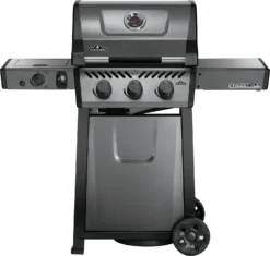 Napoleon Freestyle 365 Gasgrill, Graphit - Mit Sizzle Zone - Modell 2023 - X-DEAL Inkl. Abdeckhaube Und Gussplatte