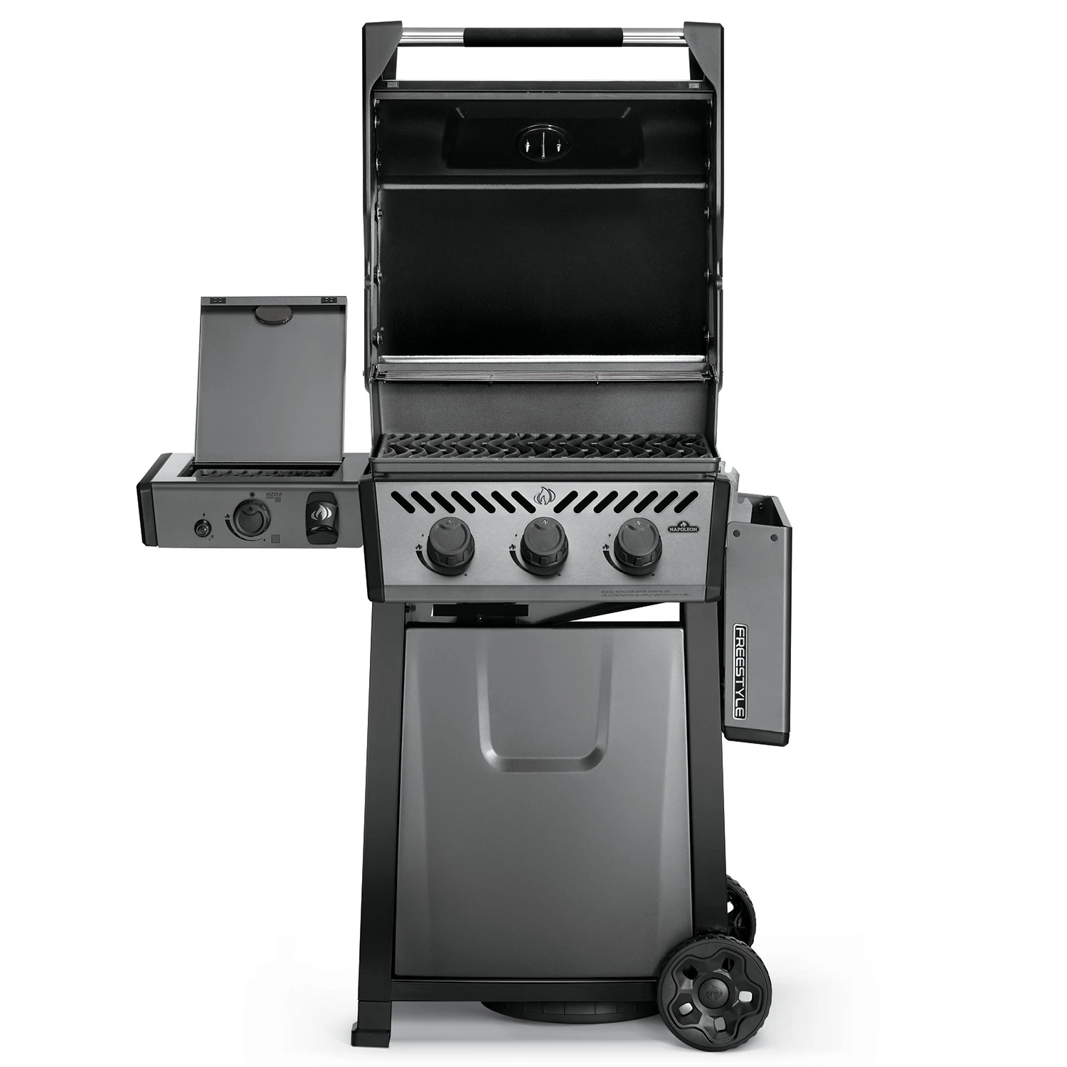 Napoleon Freestyle 365 Gasgrill, Graphit - Mit Sizzle Zone - Modell 2023 - X-DEAL Inkl. Abdeckhaube Und Gussplatte 3 Napoleon Freestyle 365 Gasgrill, Graphit - Mit Sizzle Zone - Modell 2023 - X-DEAL Inkl. Abdeckhaube Und Gussplatte – Bild 3