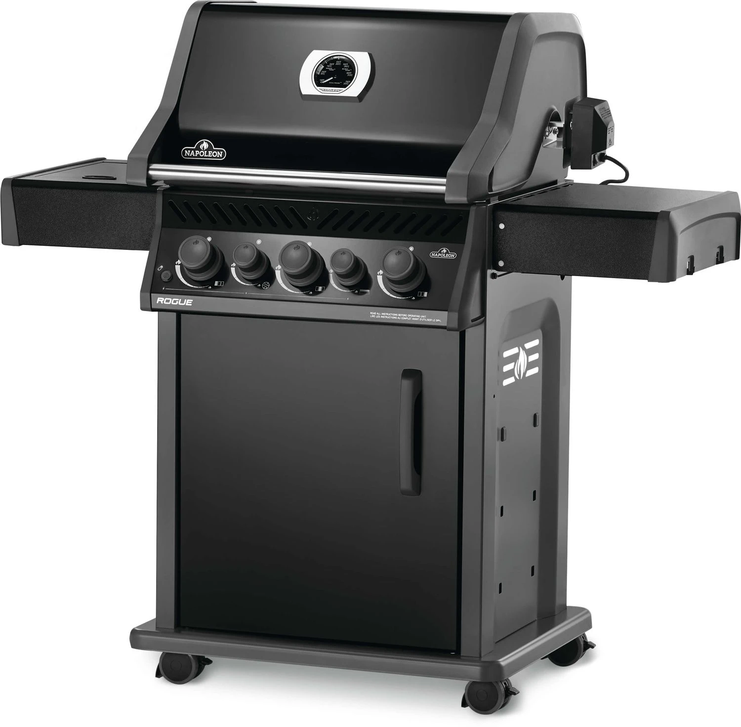 Napoleon Rogue 425 Gasgrill Mit Seitenbrenner Und Heckbrenner Inkl. Drehspieß 1 Napoleon Rogue 425 Gasgrill Mit Seitenbrenner Und Heckbrenner Inkl. Drehspieß