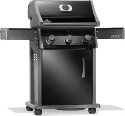 Napoleon Rogue 425 Gasgrill - All Black - Modell 2023 - Inkl. Abdeckhaube Und Grillplatte -Broil King Geschaft Napoleon Rogue R425 Gasgrill All Black seitlich
