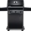 Napoleon Rogue 425 Gasgrill - All Black - Modell 2023 - Inkl. Abdeckhaube Und Grillplatte