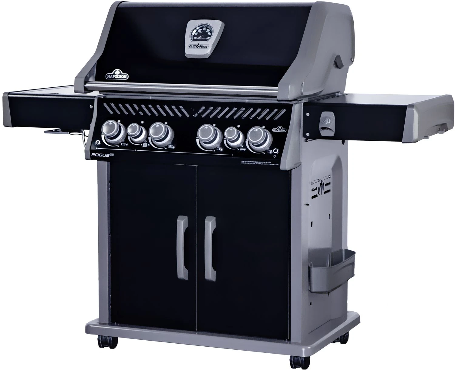 Napoleon Rogue SE 525 Gasgrill - All-black - Mit Sizzle Zone Und Heckbrenner - Grillfürst Edition - X-DEAL Inkl. Abdeckhaube, Gussplatte Und Drehspieß-Set - Modell 2022 2 Napoleon Rogue SE 525 Gasgrill - All-black - Mit Sizzle Zone Und Heckbrenner - Grillfürst Edition - X-DEAL Inkl. Abdeckhaube, Gussplatte Und Drehspieß-Set - Modell 2022 – Bild 2