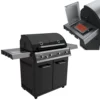 Outdoorchef Dualchef 425 G BZ Gasgrill Mit Blazing Zone Infrarotbrenner + DGS Gusseisen Grillrost 2 Stk.+ DGS Gemüse Grillrost 2 Stk.