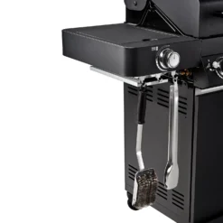 Rösle Gasgrill Videro G4-S Vario+ Nero Schwarz - Modell 2023 - X-DEAL Inkl. Abdeckhaube, Grillplatte Und Drehspieß -Broil King Geschaft Roesle Videro G4 S Vario NERO matt schwarz Besteckhalter 1