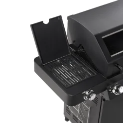 Rösle Gasgrill BBQ-Station Videro G4-S Vario+ Nero Schwarz - Modell 2023 - SMART Deal Inkl. Grillfürst Grill Control + Abdeckhaube Und Grillplatte -Broil King Geschaft Roesle Videro G4 S Vario NERO matt schwarz Primezone 3