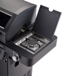 Rösle Gasgrill Videro G4-S Vario+ Nero Matt-schwarz - Modell 2023 -Broil King Geschaft Roesle Videro G4 S Vario NERO matt schwarz Seitenkocher 2