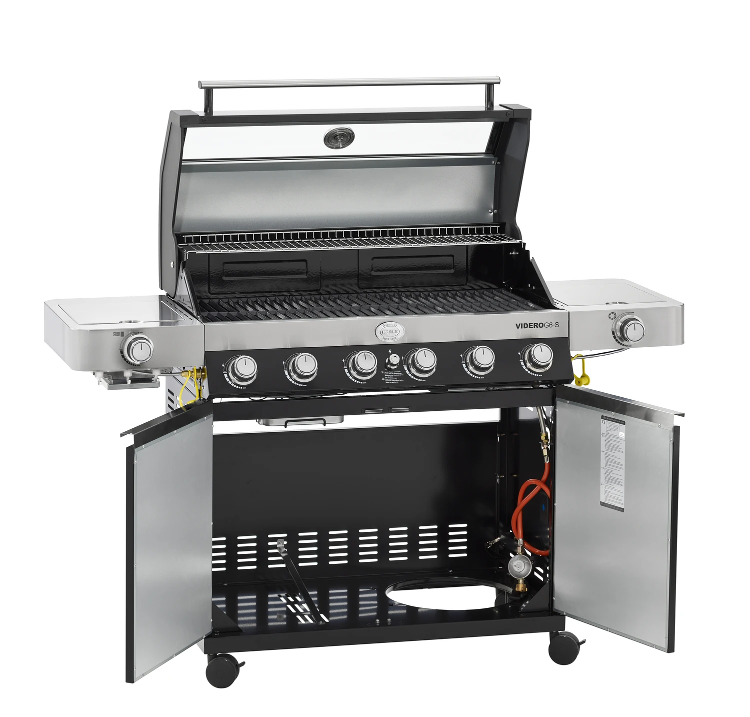 Rösle Gasgrill Videro G6-S VARIO+ Schwarz - Modell 2023 - SMART Deal Inkl. Grillfürst Grill Control 5 Rösle Gasgrill Videro G6-S VARIO+ Schwarz - Modell 2023 - SMART Deal Inkl. Grillfürst Grill Control – Bild 5