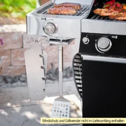 Rösle Gasgrill Videro G2-S VARIO+ Schwarz - Modell 2023 Inkl. Abdeckhaube -Broil King Geschaft Roesle Videro Gasgrill Grillstation Primezone Mood