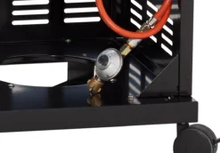 Rösle Gasgrill Videro G4 Schwarz - Modell 2023 Inkl. Abdeckhaube -Broil King Geschaft Roesle Videro Gasgrill Schlauchbruchsicherung