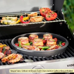 Rösle Gasgrill Videro G3-S VARIO+ Schwarz - Modell 2023 - X-DEAL Inkl. Abdeckhaube Und Grillplatte -Broil King Geschaft Roesle Videro Gasgrill Vario Grillrost Mood 1