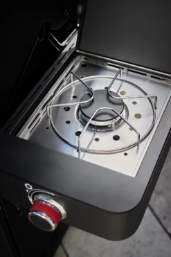 Rösle Videro G3-S VARIO+ Schwarz Gasgrill - FC Bayern Edition -Broil King Geschaft Roesle Videro Seitenkocher FC Bayern Edition