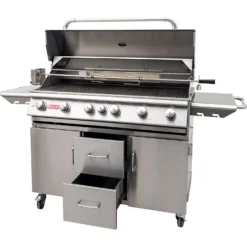BULL Diablo - Gasgrill Mit Infrarot Backburner Und Rotisserie 10 BULL Diablo - Gasgrill Mit Infrarot Backburner Und Rotisserie -Broil King Geschaft bull diablo gasgrill seitlich deckel 62648CE