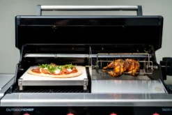 Outdoorchef Dualchef 425 G BZ Gasgrill Mit Blazing Zone Infrarotbrenner + DGS Gusseisen Grillrost 2 Stk.+ DGS Gemüse Grillrost 2 Stk. 39 Outdoorchef Dualchef 425 G BZ Gasgrill Mit Blazing Zone Infrarotbrenner + DGS Gusseisen Grillrost 2 Stk.+ DGS Gemüse Grillrost 2 Stk. -Broil King Geschaft outdoorchef dualchef 425 g rotisserie und pizza 18 700 16