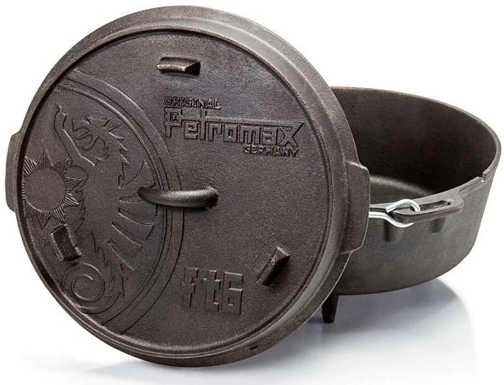 Petromax Ft6 Feuertopf Dutch Oven 5,5 L - Mit Füssen - X-DEAL Inkl. Deckelheber, Pflegepaste Und Kochlöffel 2 Petromax Ft6 Feuertopf Dutch Oven 5,5 L - Mit Füssen - X-DEAL Inkl. Deckelheber, Pflegepaste Und Kochlöffel – Bild 2